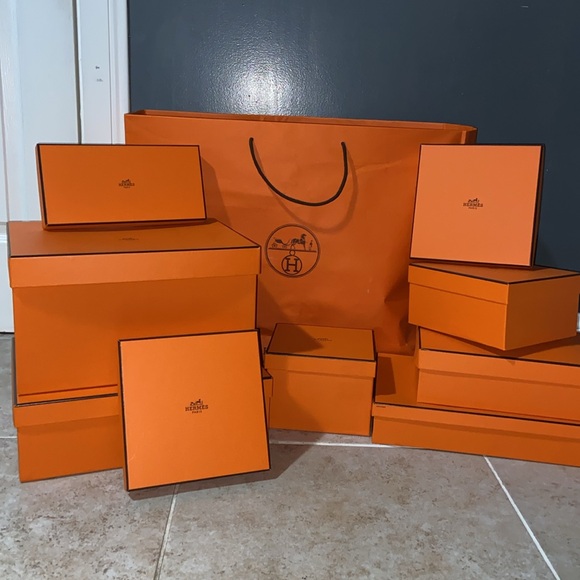 Hermes Other - Bundle of HERMES (9 Boxes and 1 big bag )